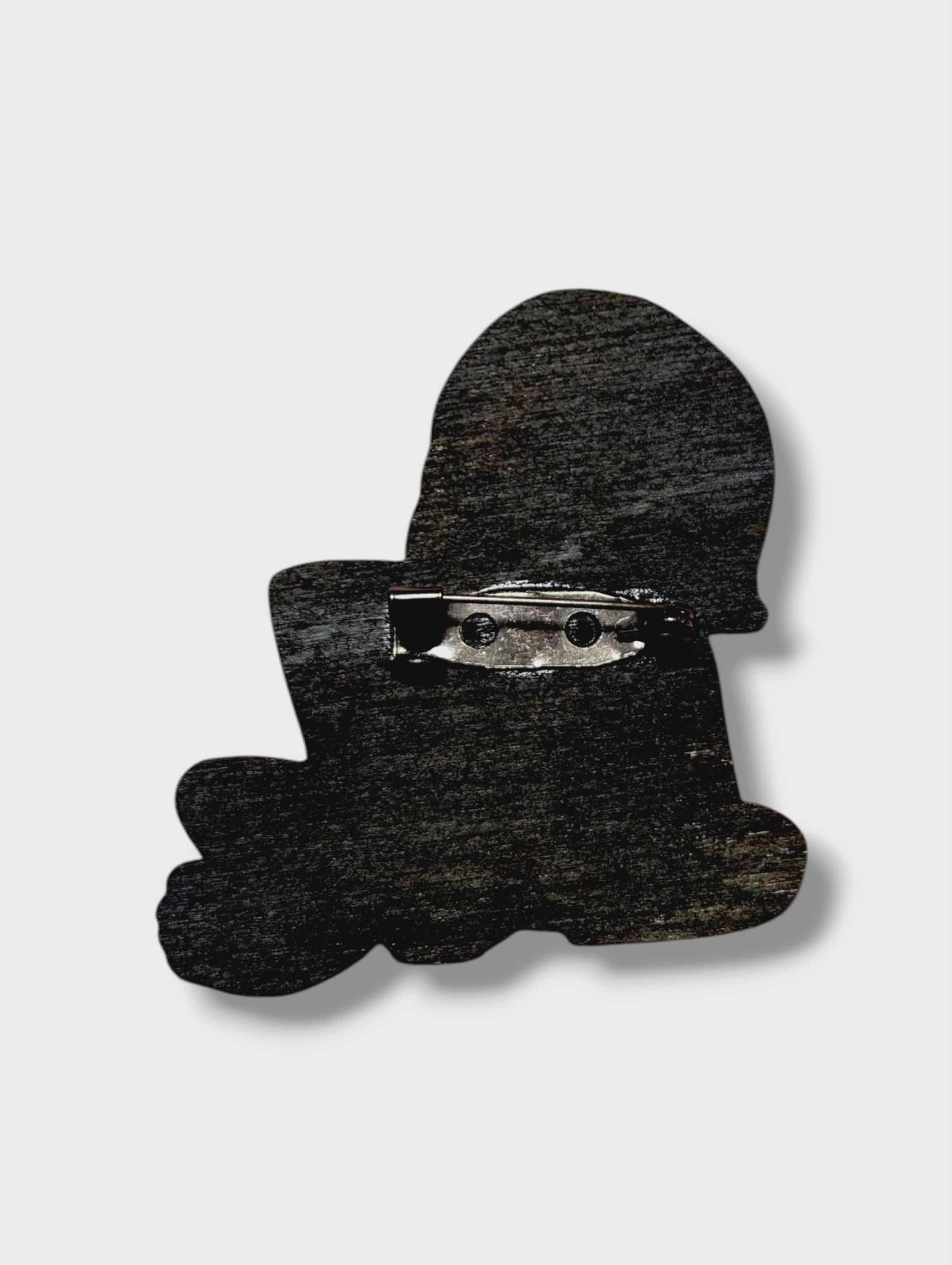 Lizzie McGuire Inspired Bar Back Brooch - Hand Painted Wood Pin