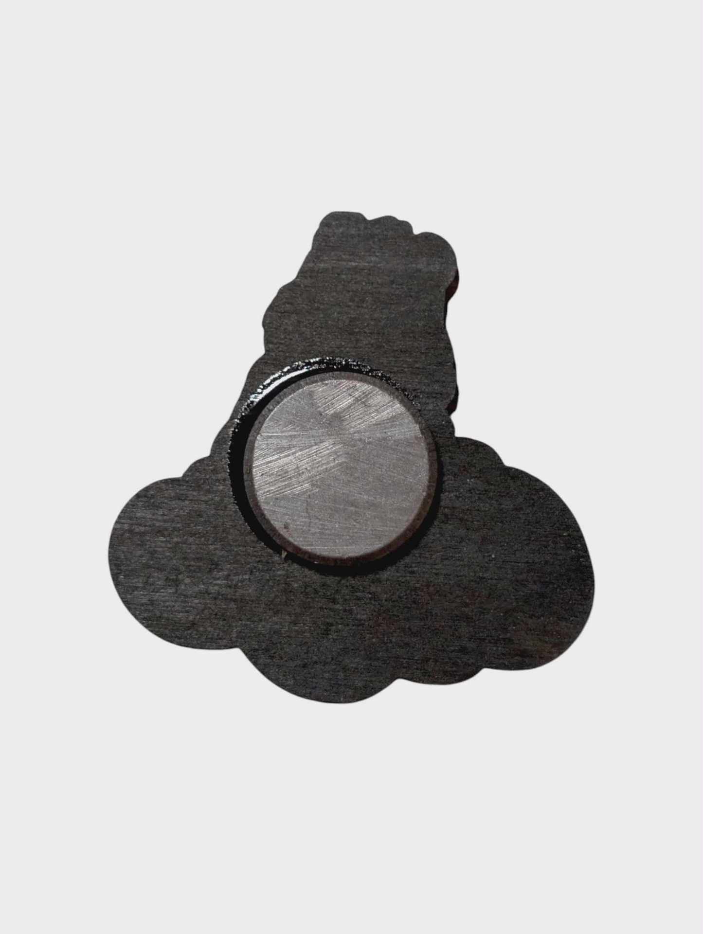 Grumpy Bear Care Bears Hand Painted Wood Magnet