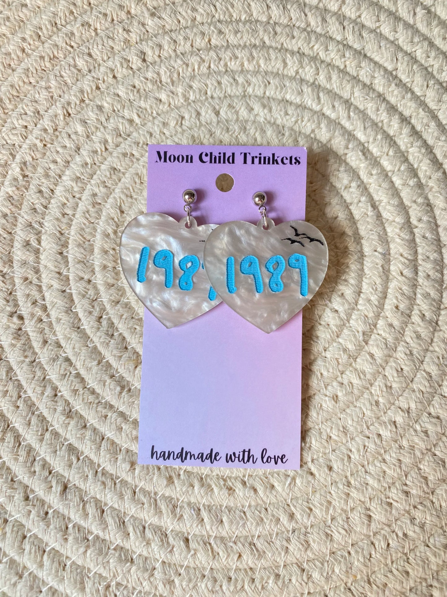 Taylor Swift 1989 Acrylic Earrings image 0