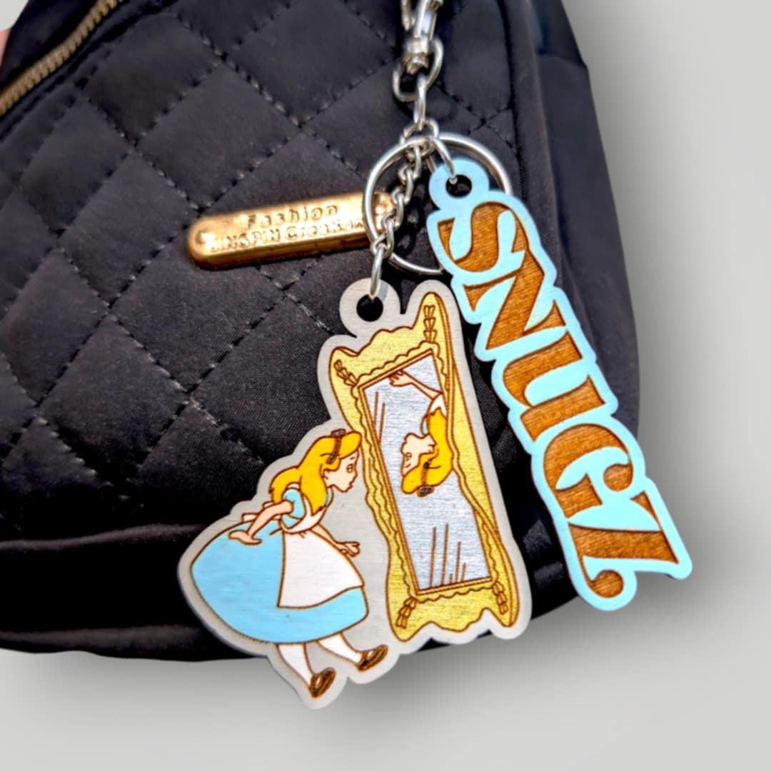 Disney Alice In Wonderland Keychain / Bag Charm