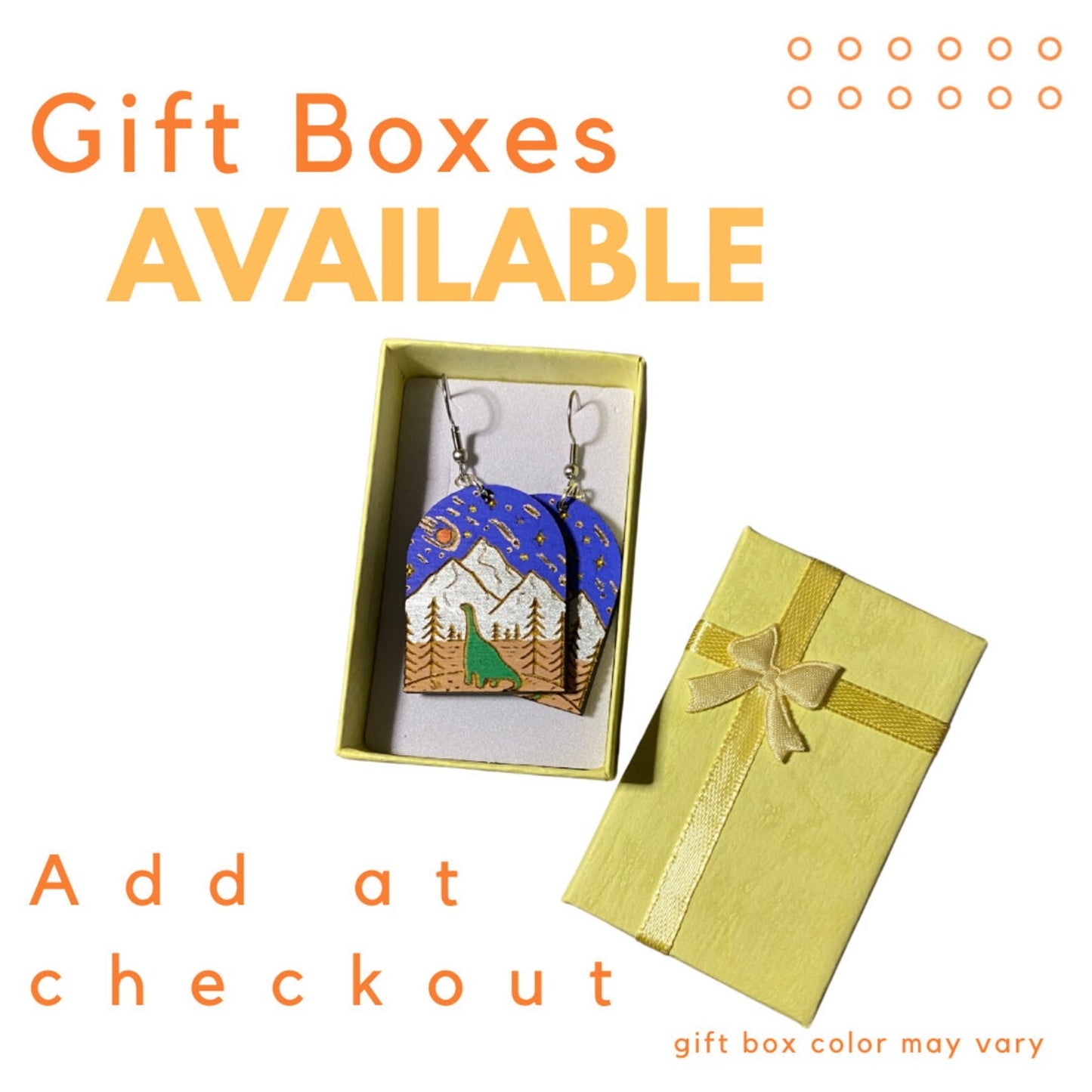 Personalized Pencil Bow Hand Painted Wood Dangle Earrings