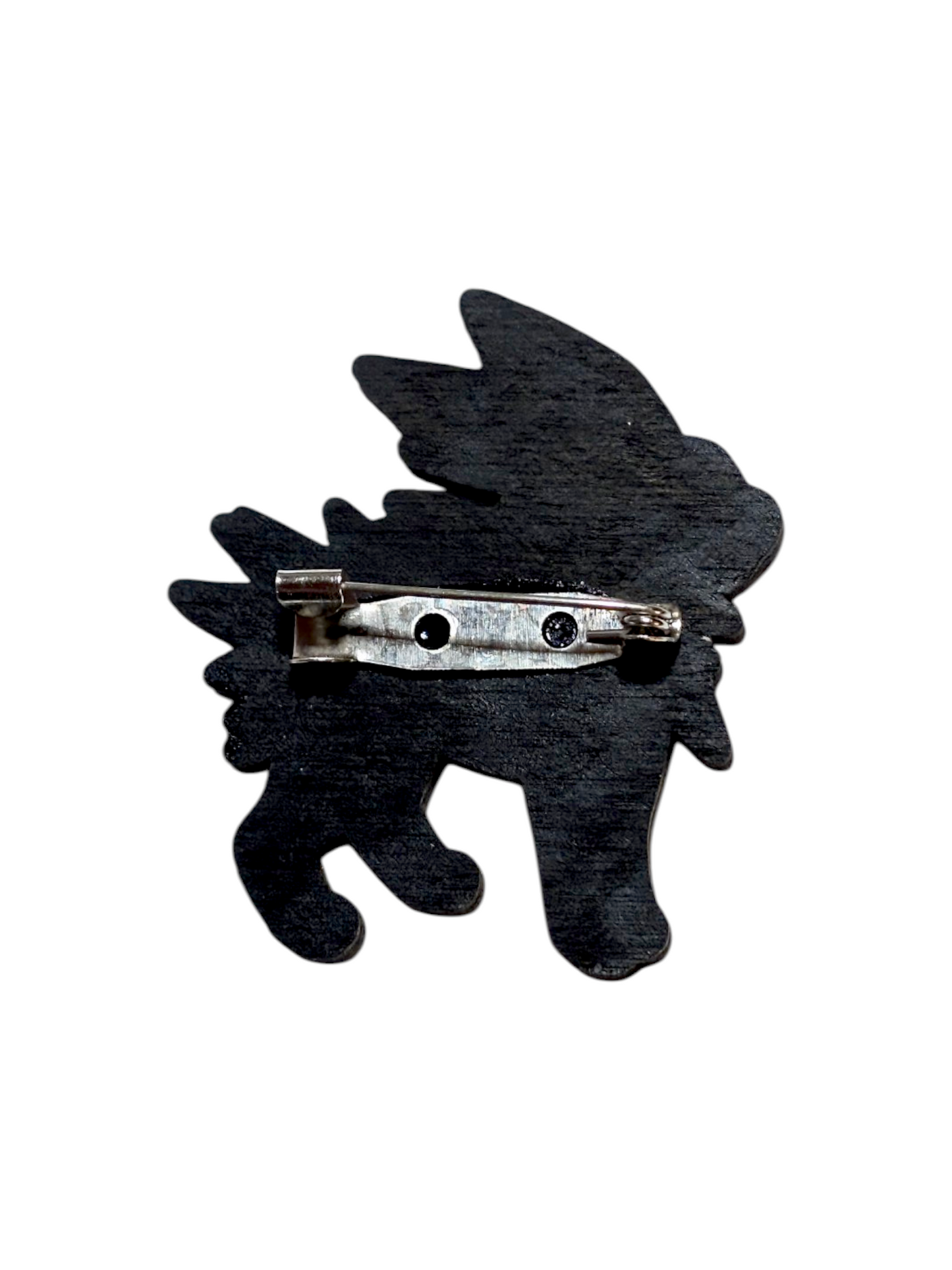 Jolteon Pokemon Bar Back Brooch - Hand Painted Wood Pin