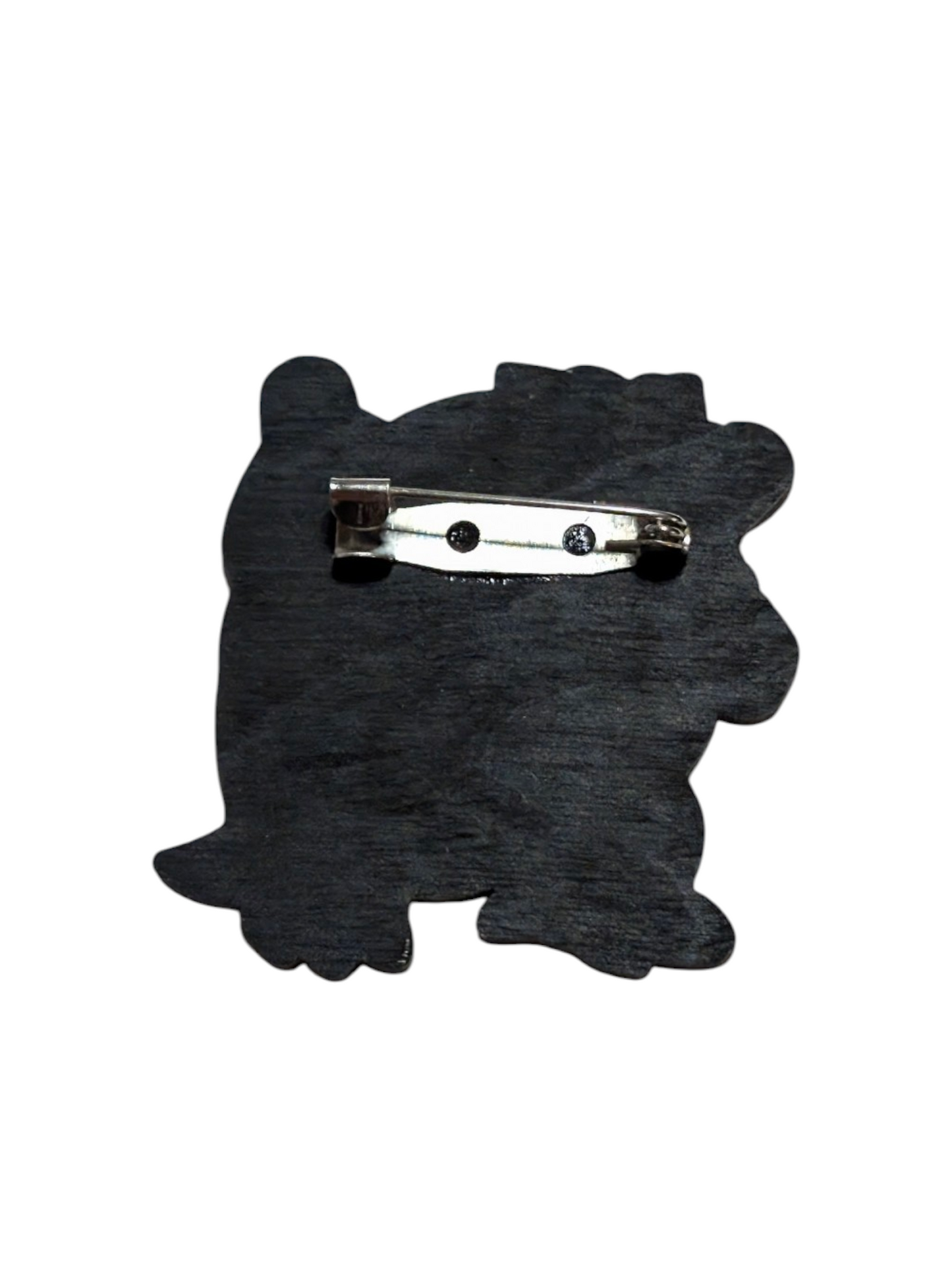 Blastoise Pokemon Bar Back Brooch - Hand Painted Wood Pin