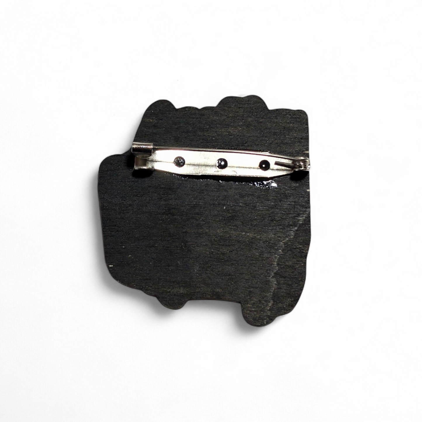 Shrek Beware Ogre Bar Back Brooch - Hand Painted Wood Pin