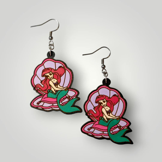 Ariel Princess Little Mermaid Earrings