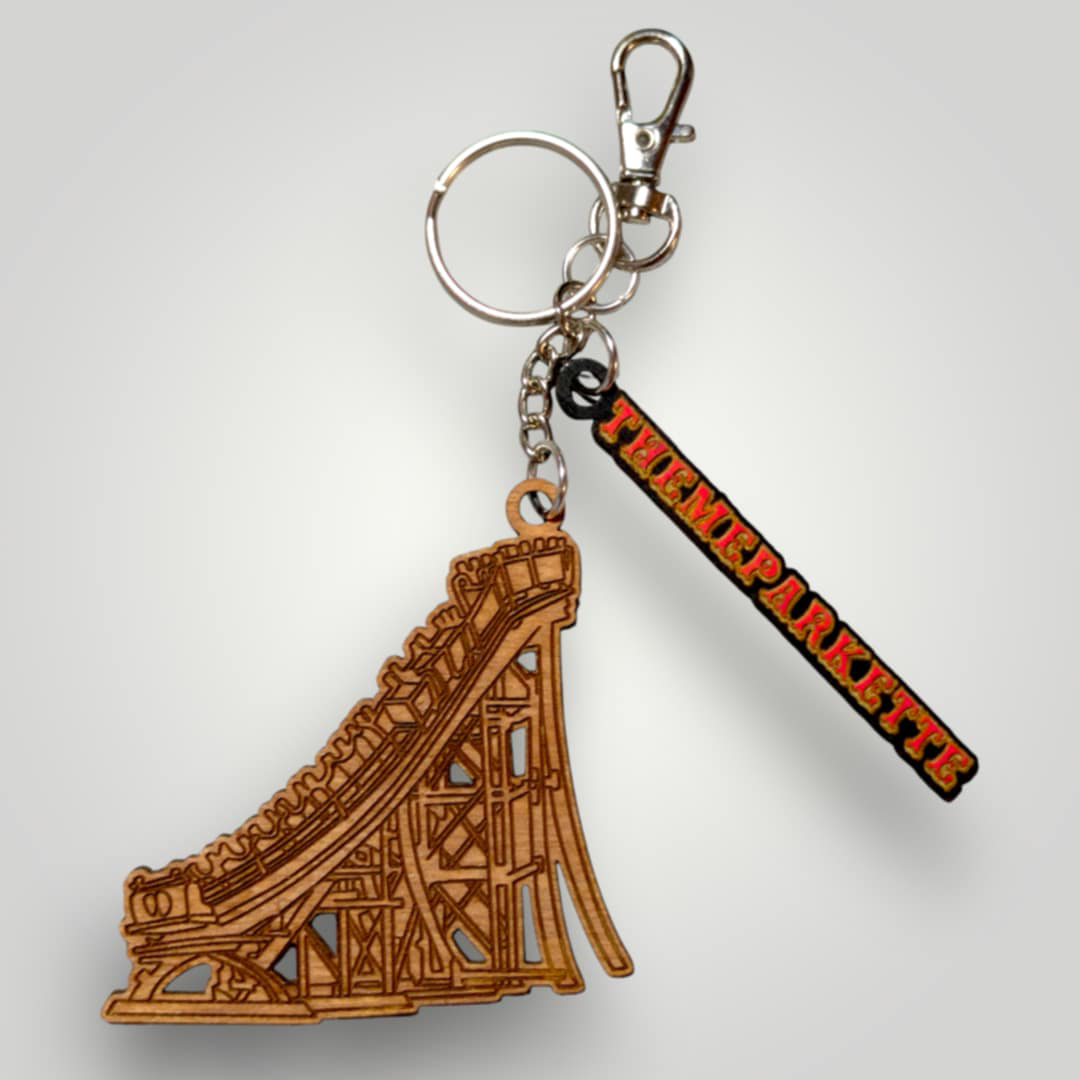 Ronster Rides Key Tag Roller Coaster Keychain / Bag Charm – Moon Child Trinkets