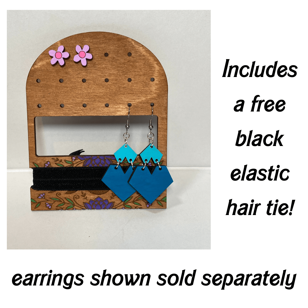 Moon Phases Travel Earring and Hair Tie Organizer image 1
