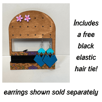 Moon Phases Travel Earring and Hair Tie Organizer image 1
