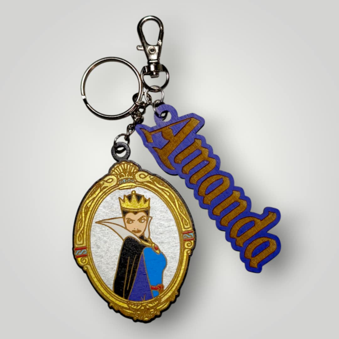 Evil Queen Disney Villain Keychain / Bag Charm
