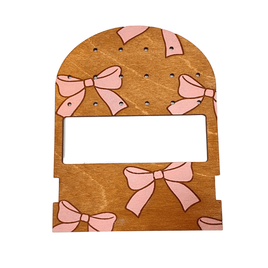 Coquette Bows Travel Earring and Hair Tie Organizer image 0