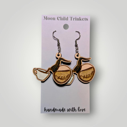 Pour a Cup of Ambition Earrings – Dolly Inspired Statement Jewelry