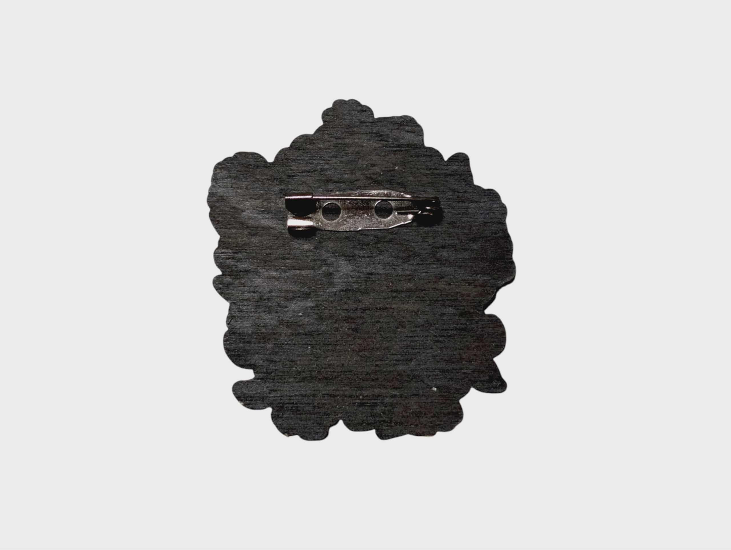 Glinda Frame – Wicked Inspired Bar Back Brooch - Hand Painted Wood Pin