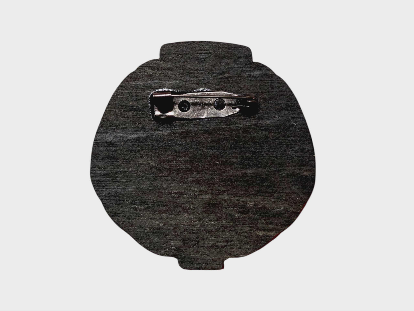 Polly Pocket Inspired Bar Back Brooch - Hand Painted Wood Pin