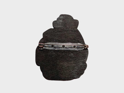 Mrs Nesbitt Buzz Lightyear Pin – Toy Story Inspired Bar Back Brooch - Hand Painted Wood Pin