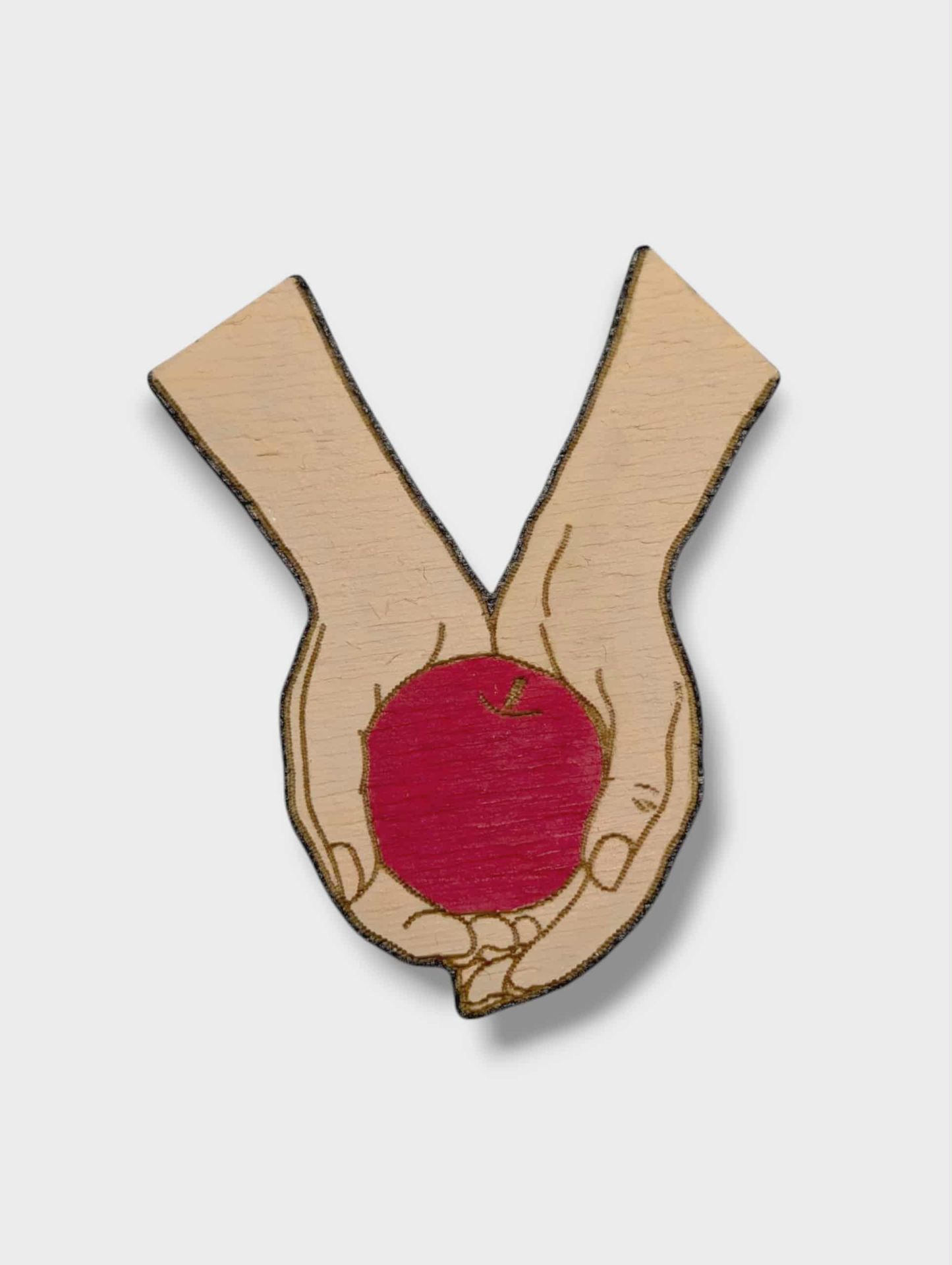 Twilight Inspired Hand Painted Wood Magnet - Book Cover Inspired