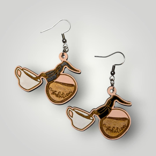 Pour a Cup of Ambition Earrings – Dolly Inspired Statement Jewelry