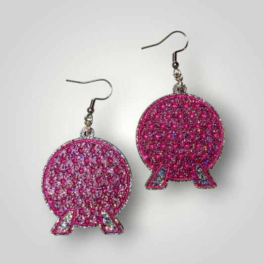 Epcot Ball Acrylic Earrings