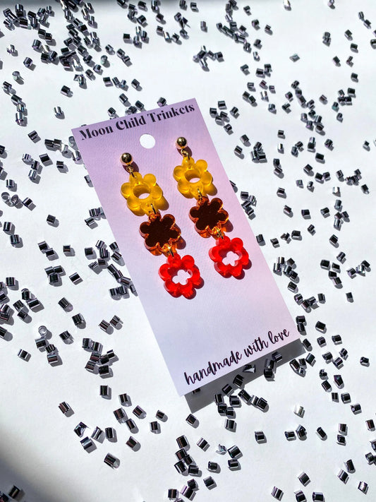 Flower Power Trio Dangle Earrings *LIMITED EDITION* image 0