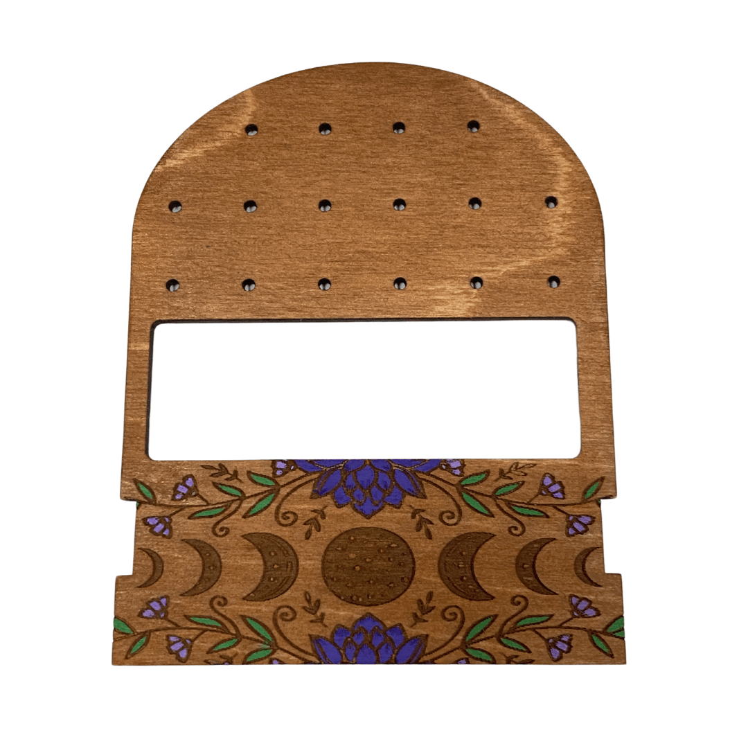 Moon Phases Travel Earring and Hair Tie Organizer image 0