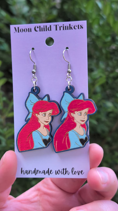 Ariel Little Mermaid Earrings