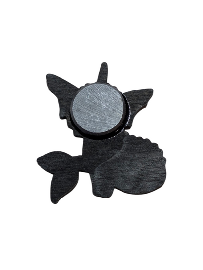 Vaporeon Pokemon Hand Painted Wood Magnet