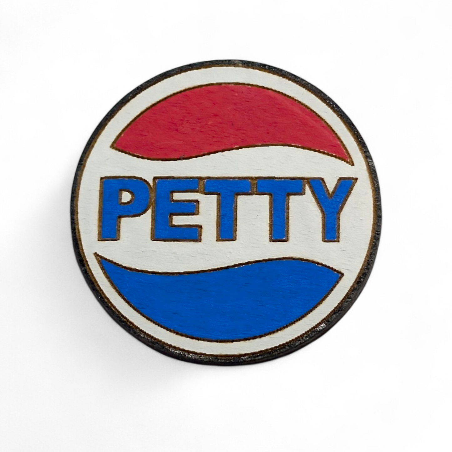 Petty Soda Inspired Hand Painted Wood Magnet