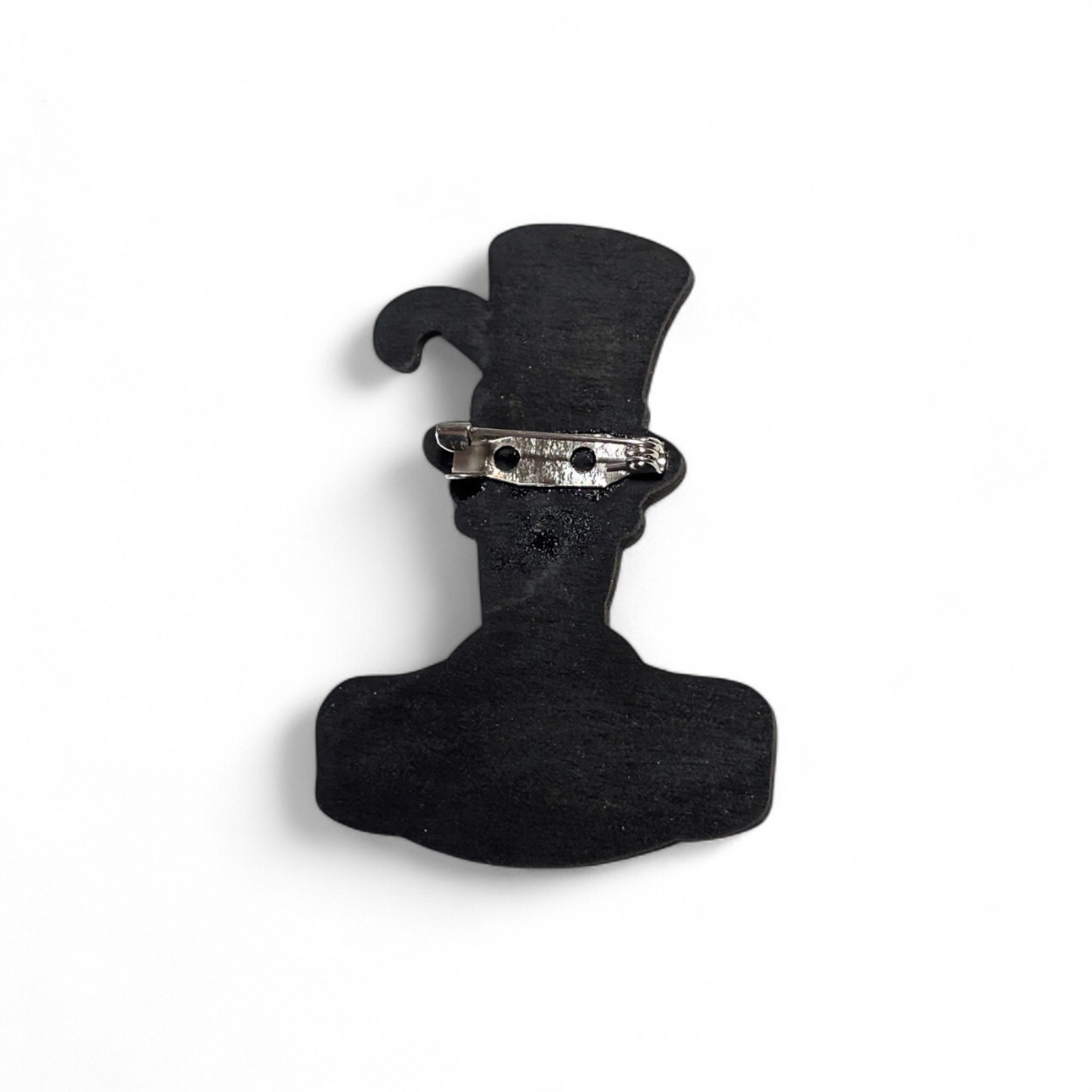Dr. Facilier Princess and the Frog Bar Back Brooch - Hand Painted Wood Pin