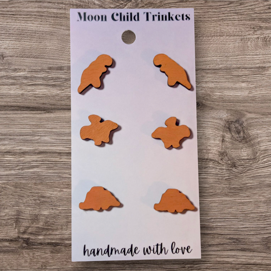 Dino Nuggets 3 Pair Stud Pack