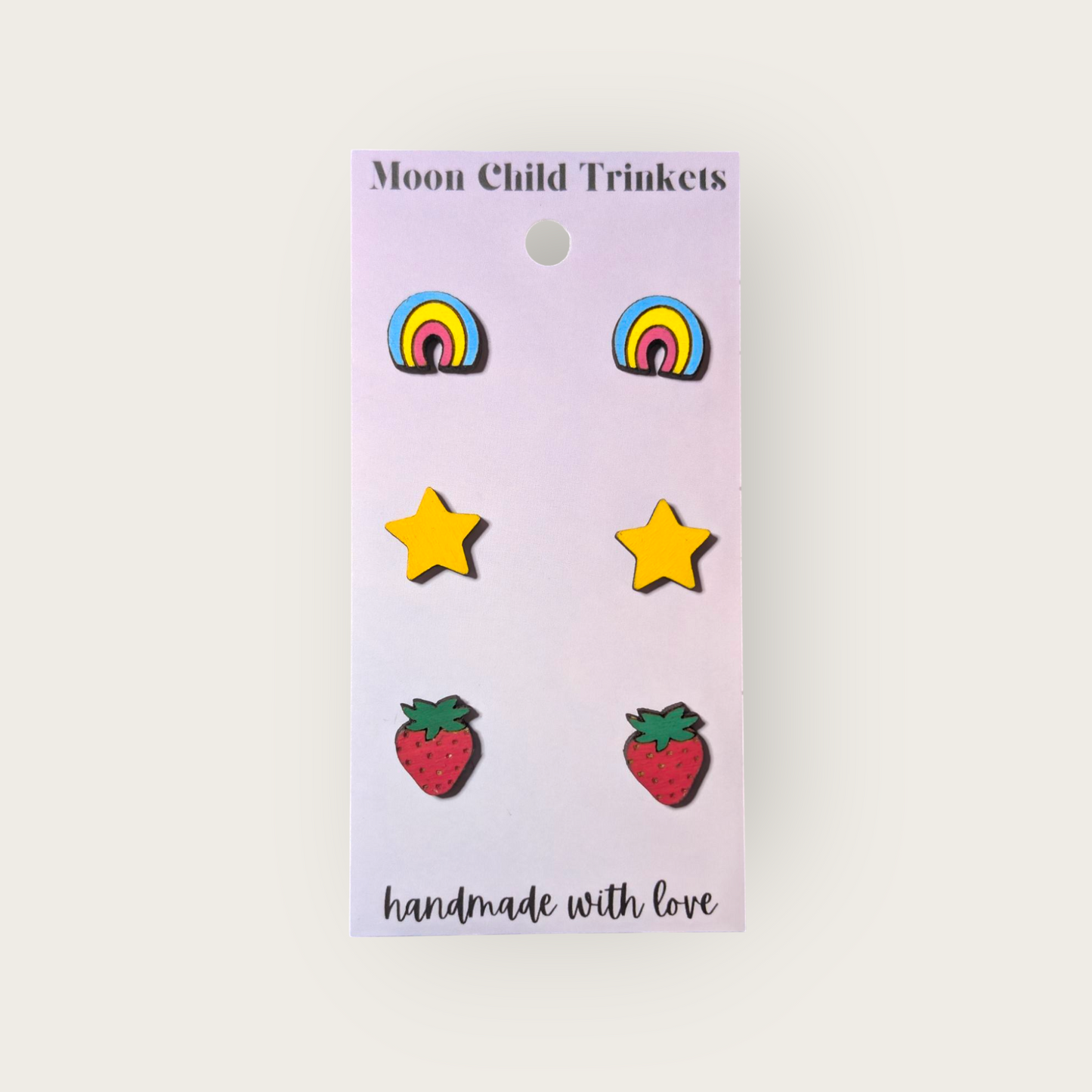 Summer Vibes 3 Pair Stud Pack
