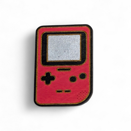 Gameboy Hand Painted Wood Magnet