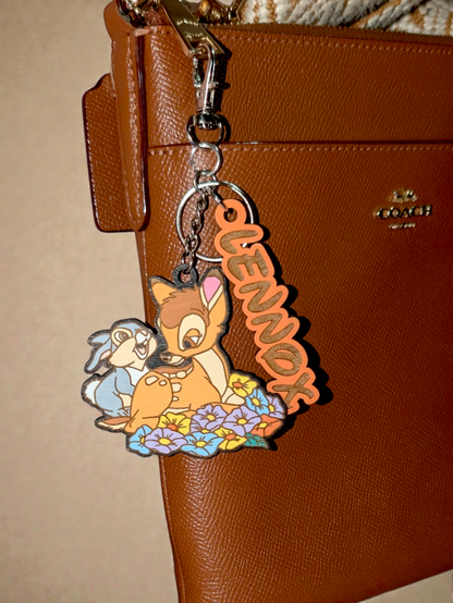 Bambi and Thumper Keychain / Bag Charm