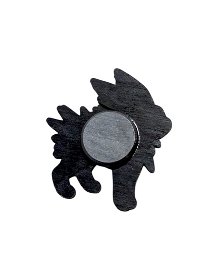 Jolteon Pokemon Hand Painted Wood Magnet