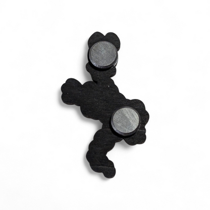 Mr DNA Hand Painted Wood Magnet