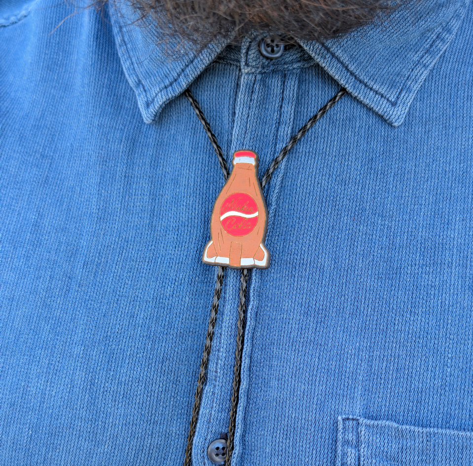 Nuka Cola Western Bolo Tie - Fallout Cowboy Tie - Statement Neckwear