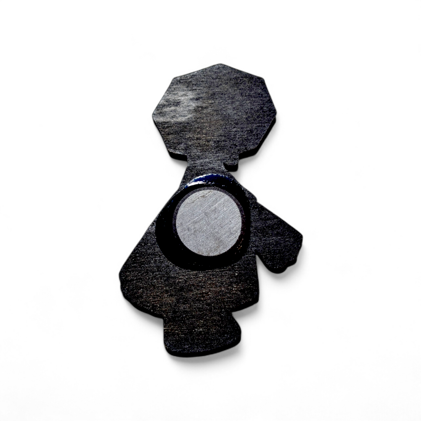 Raincoat Porch Goose Hand Painted Wood Magnet