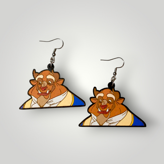 Beast Beauty and the Beast Earrings