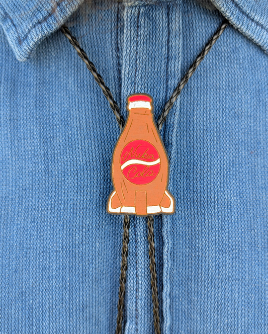 Nuka Cola Western Bolo Tie - Fallout Cowboy Tie - Statement Neckwear