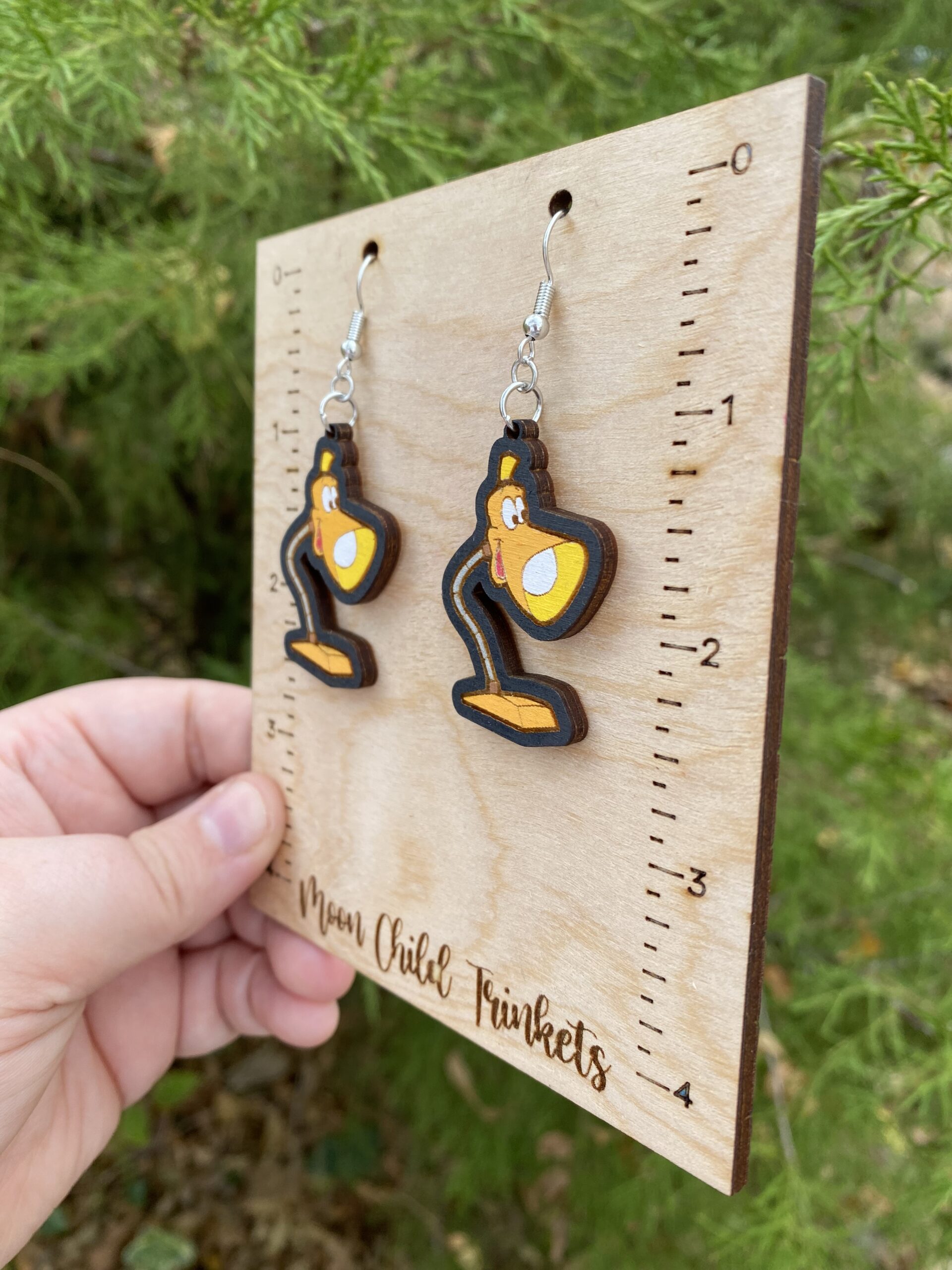 Rubber Duck Wooden Earrings