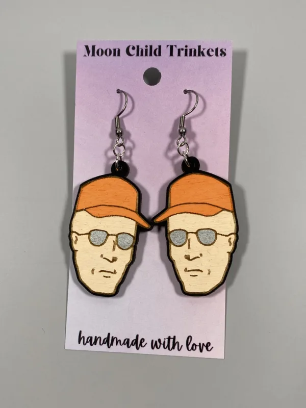 Dale King of the Hill Earrings