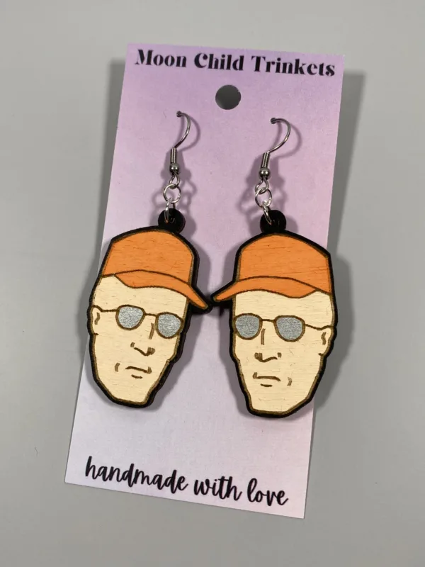 Dale King of the Hill Earrings